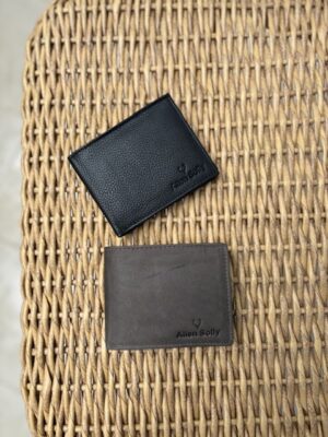 Leather Bifold Passcase Wallet Allan Solly