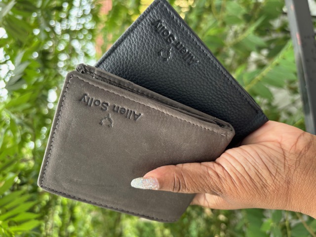 Leather Bifold Passcase Wallet Allan Solly