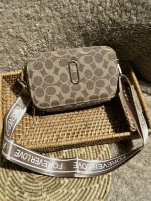 Monogram Wallet Bag Canvas Strap